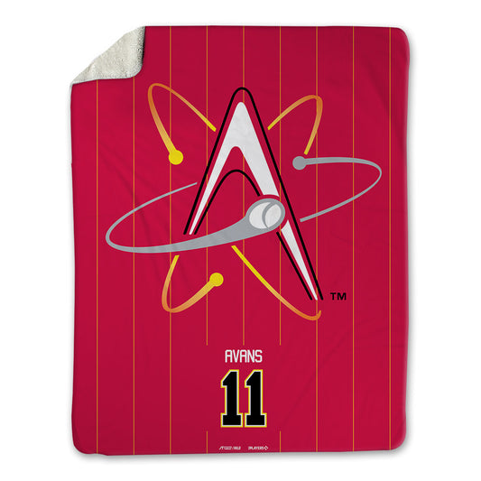 Albuquerque Topes - MILB Baseball : Drew Avans - Blanket-0