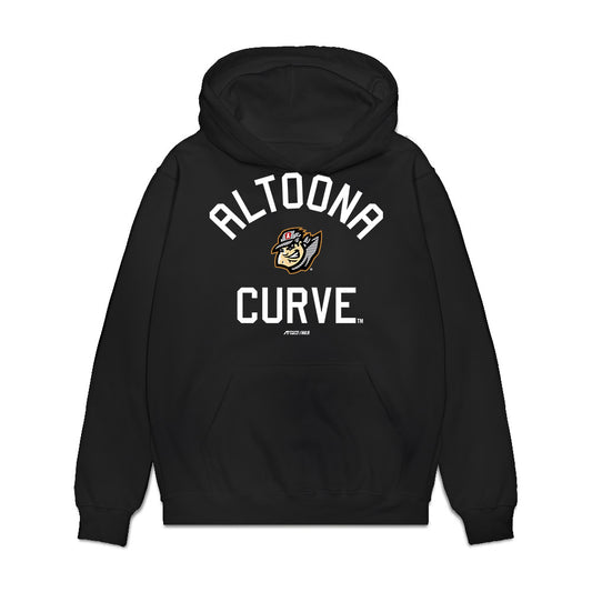 Altoona Curve - MILB Baseball : Easton Carmichael - Premium Hooded Sweatshirt-0