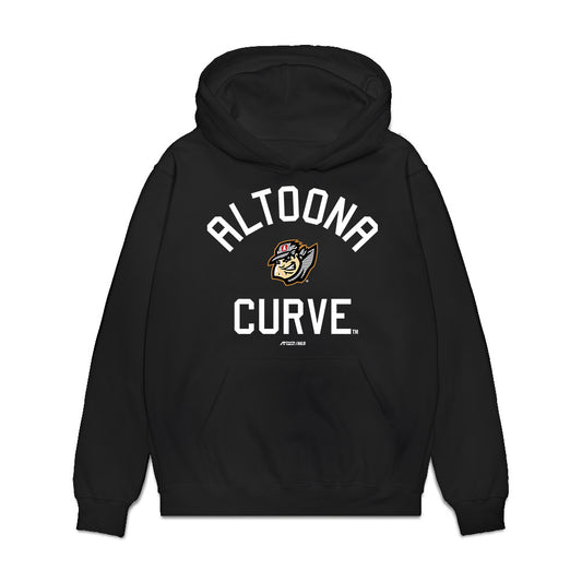 Altoona Curve - MILB Baseball : Titus Dumitru - Premium Hooded Sweatshirt-0