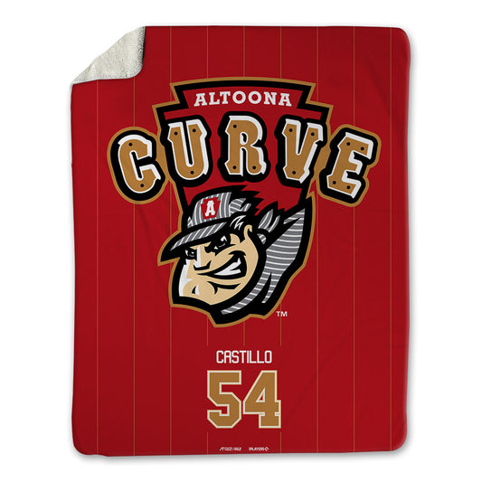 Altoona Curve - MILB Baseball : Jesus Castillo - Blanket-0