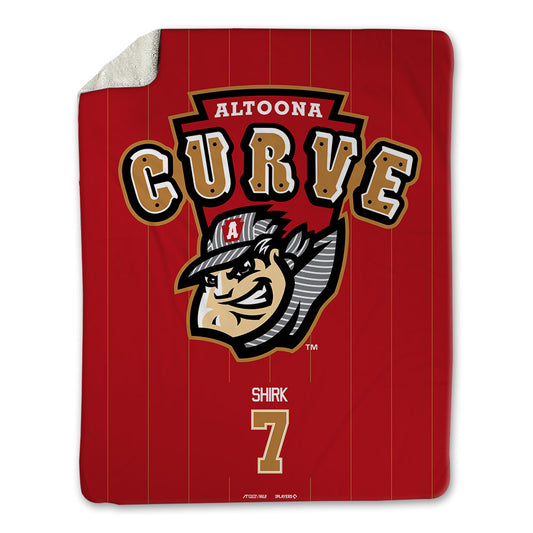 Altoona Curve - MILB Baseball : Jake Shirk - Blanket-0