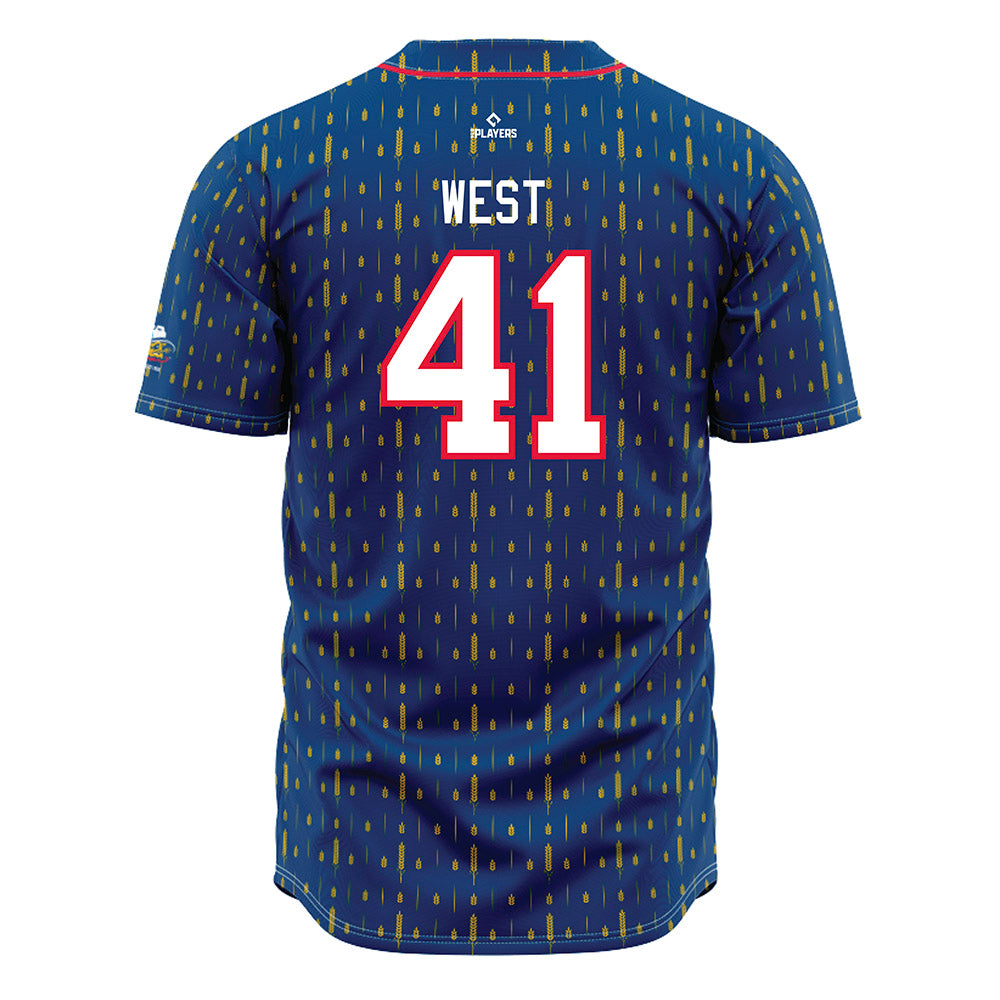 Amarillo Sod Poodles - MILB Baseball : John West - Jersey-1