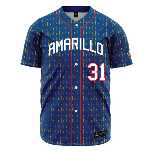 Amarillo Sod Poodles - MILB Baseball : David Hagaman - Jersey-0