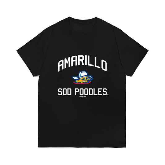 Amarillo Sod Poodles - MILB Baseball : David Hagaman - Comfort Colors T-Shirt-0