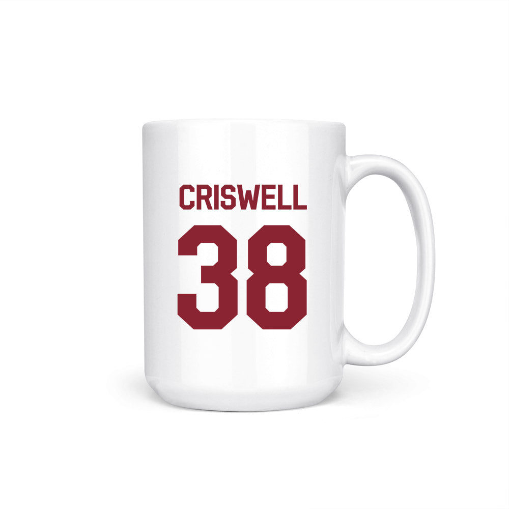Troy - NCAA Baseball : Nate Criswell - College World Series Coffee Mug-0