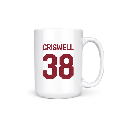 Troy - NCAA Baseball : Nate Criswell - College World Series Coffee Mug-0