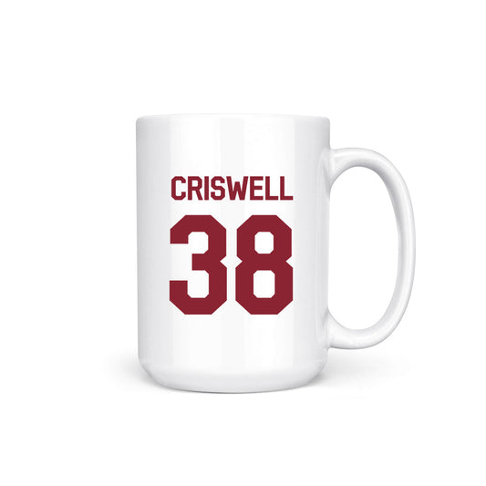 Troy - NCAA Baseball : Nate Criswell - College World Series Coffee Mug-0