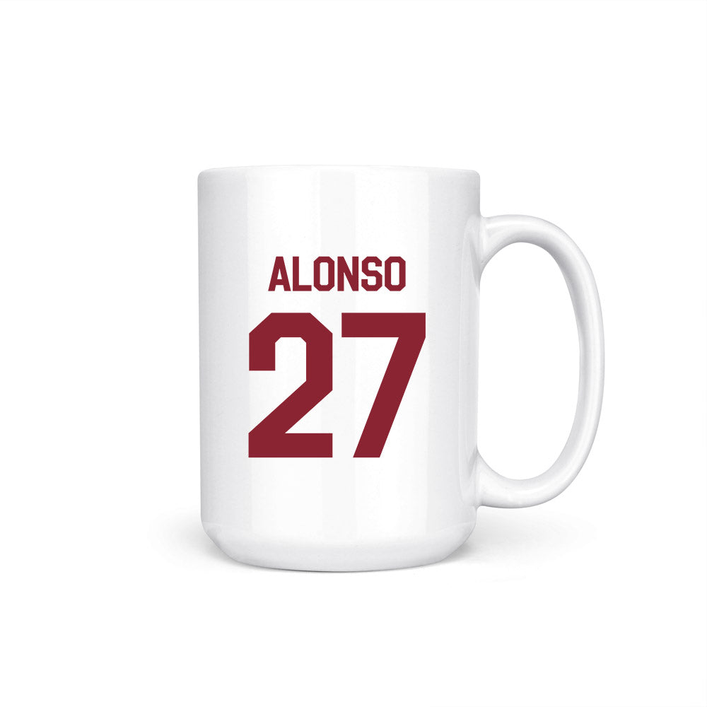 Troy - NCAA Baseball : Dylan Alonso - College World Series Coffee Mug-0