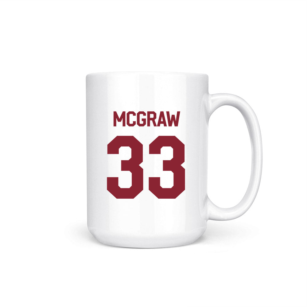 Troy - NCAA Baseball : Ty McGraw - College World Series Coffee Mug-0