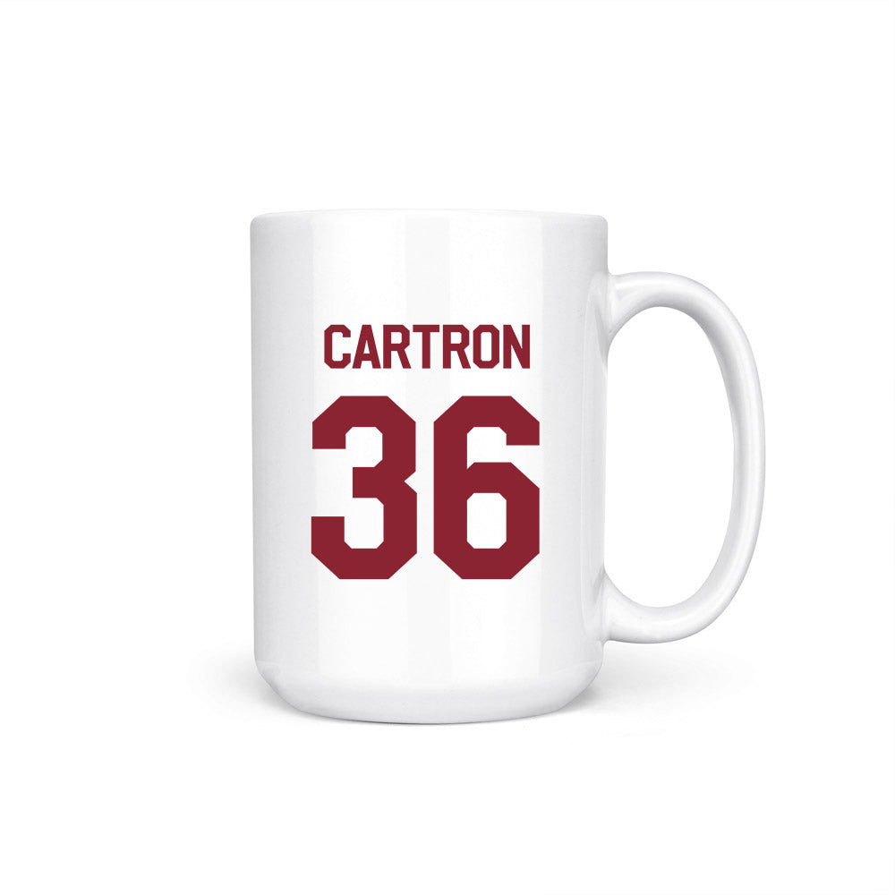 Troy - NCAA Baseball : Chase Cartron - College World Series Coffee Mug-0