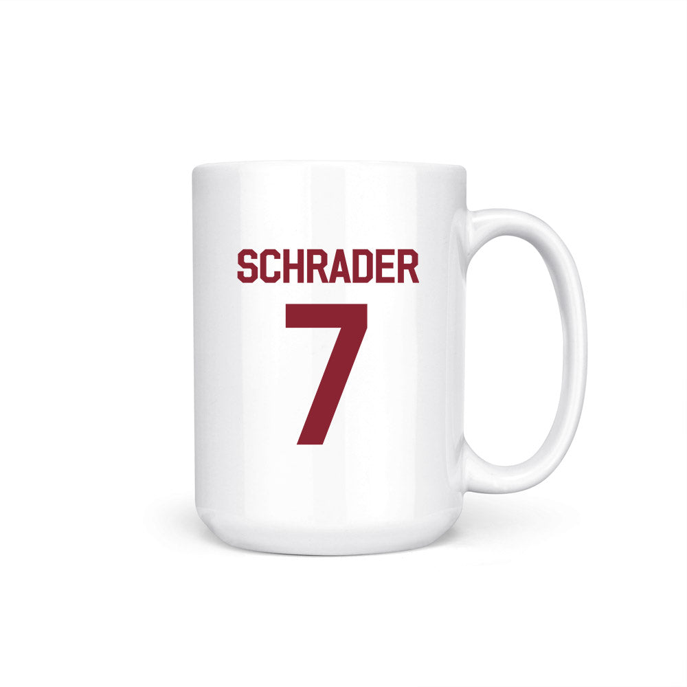 Troy - NCAA Baseball : Gavin Schrader - College World Series Coffee Mug-0