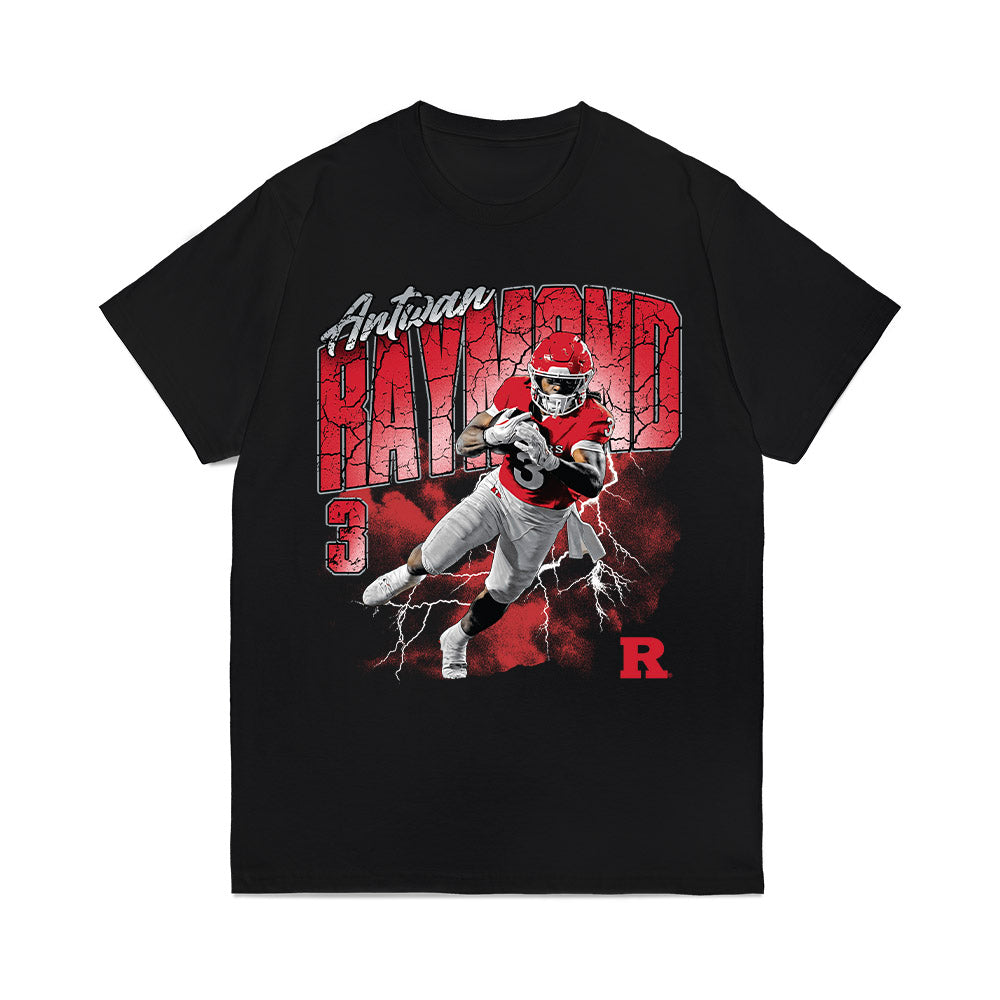 Rutgers - NCAA Football : Antwan Raymond - Individual Collage Comfort Colors T-Shirt-0