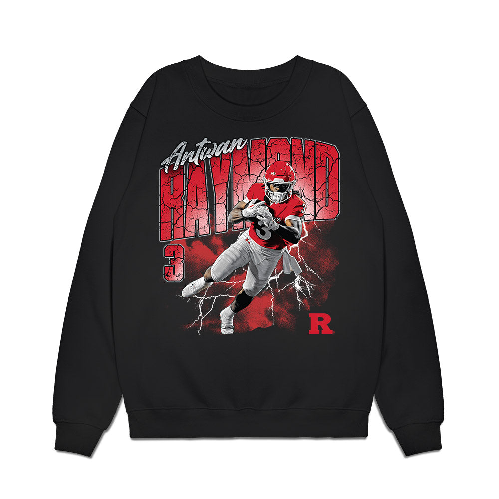 Rutgers - NCAA Football : Antwan Raymond - Individual Collage Premium Crewneck Sweatshirt-0