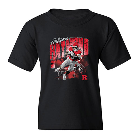 Rutgers - NCAA Football : Antwan Raymond - Individual Collage Youth T-Shirt-0