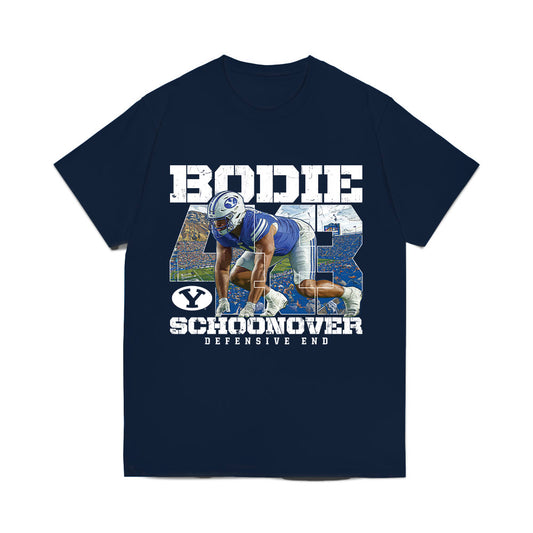 BYU - NCAA Football : Bodie Schoonover - Collage Comfort Colors T-Shirt-0