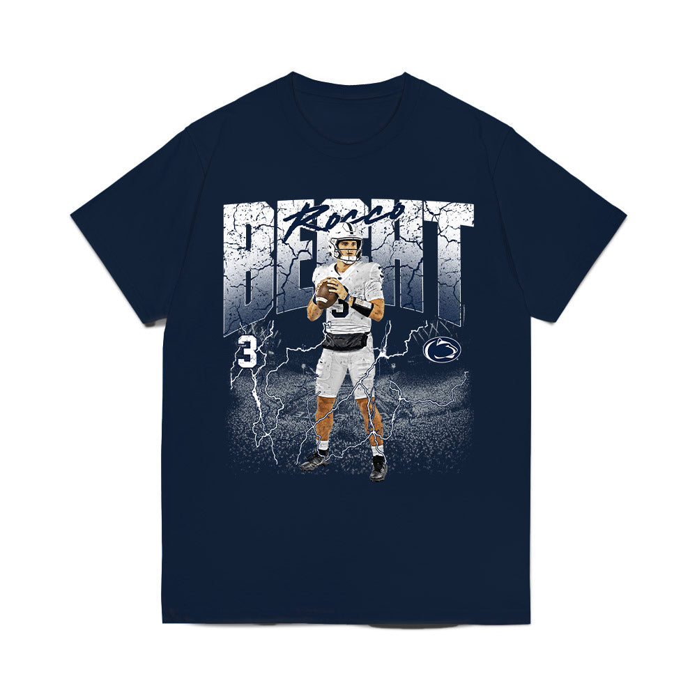 Penn State - NCAA Football : Rocco Becht - Collage Comfort Colors T-Shirt-0