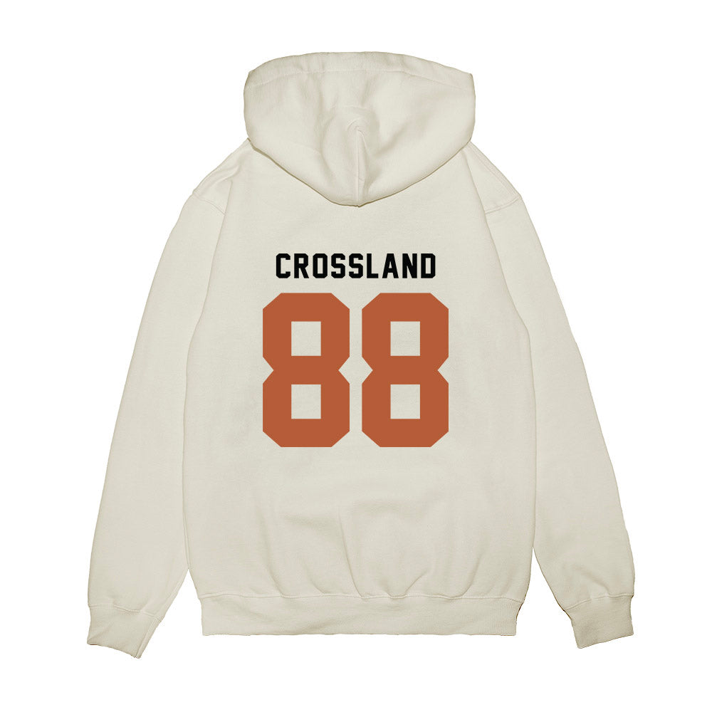 Texas - NCAA Baseball : Brett Crossland - OmaHorns Fashion Shersey Premium Hooded Sweatshirt-1