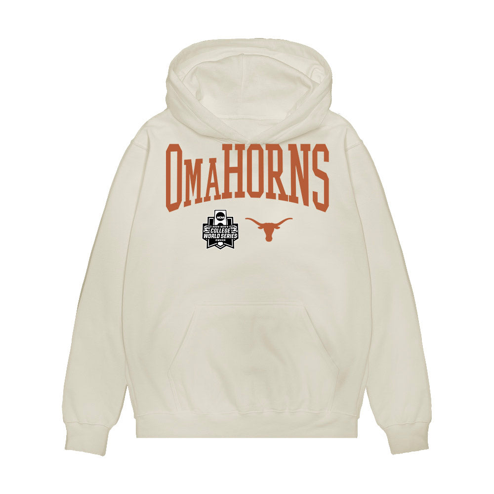 Texas - NCAA Baseball : Michael Winter - OmaHorns Fashion Shersey Premium Hooded Sweatshirt-0