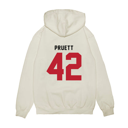 Georgia - NCAA Baseball : Brad Pruett - OmaDawgs Premium Hooded Sweatshirt-1