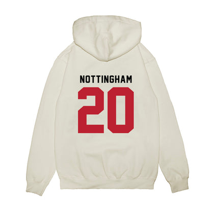 Georgia - NCAA Baseball : Joe Nottingham - OmaDawgs Premium Hooded Sweatshirt-1