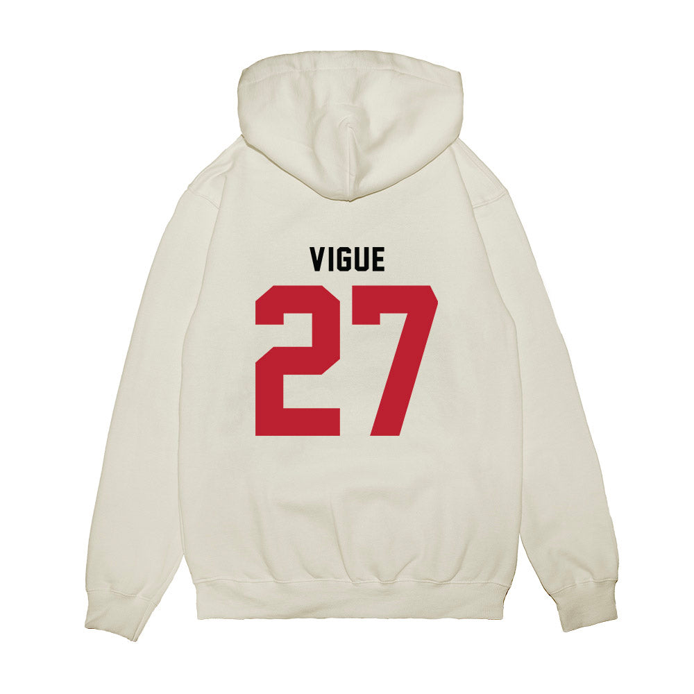 Georgia - NCAA Baseball : Dylan Vigue - OmaDawgs Premium Hooded Sweatshirt-1