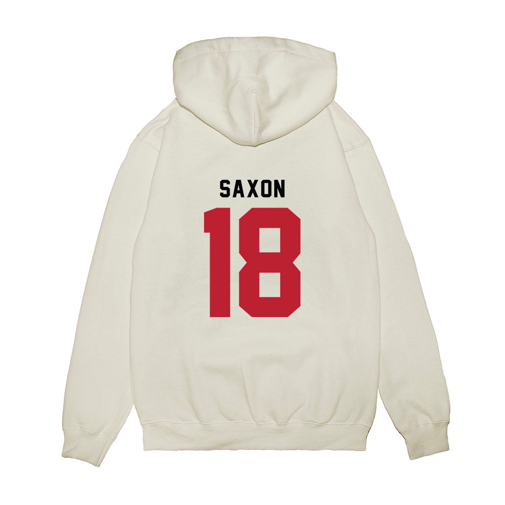 Georgia - NCAA Baseball : TL Saxon - OmaDawgs Premium Hooded Sweatshirt-1