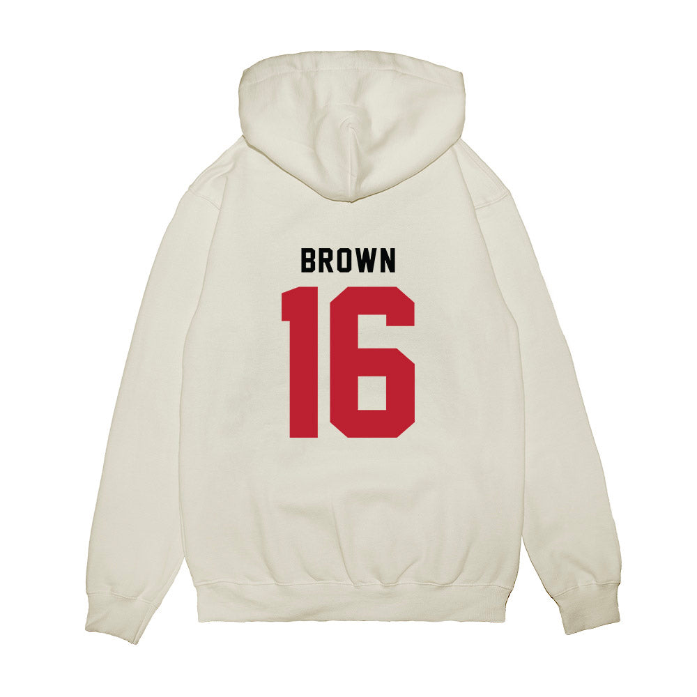 Georgia - NCAA Baseball : Zachary Brown - OmaDawgs Premium Hooded Sweatshirt-1
