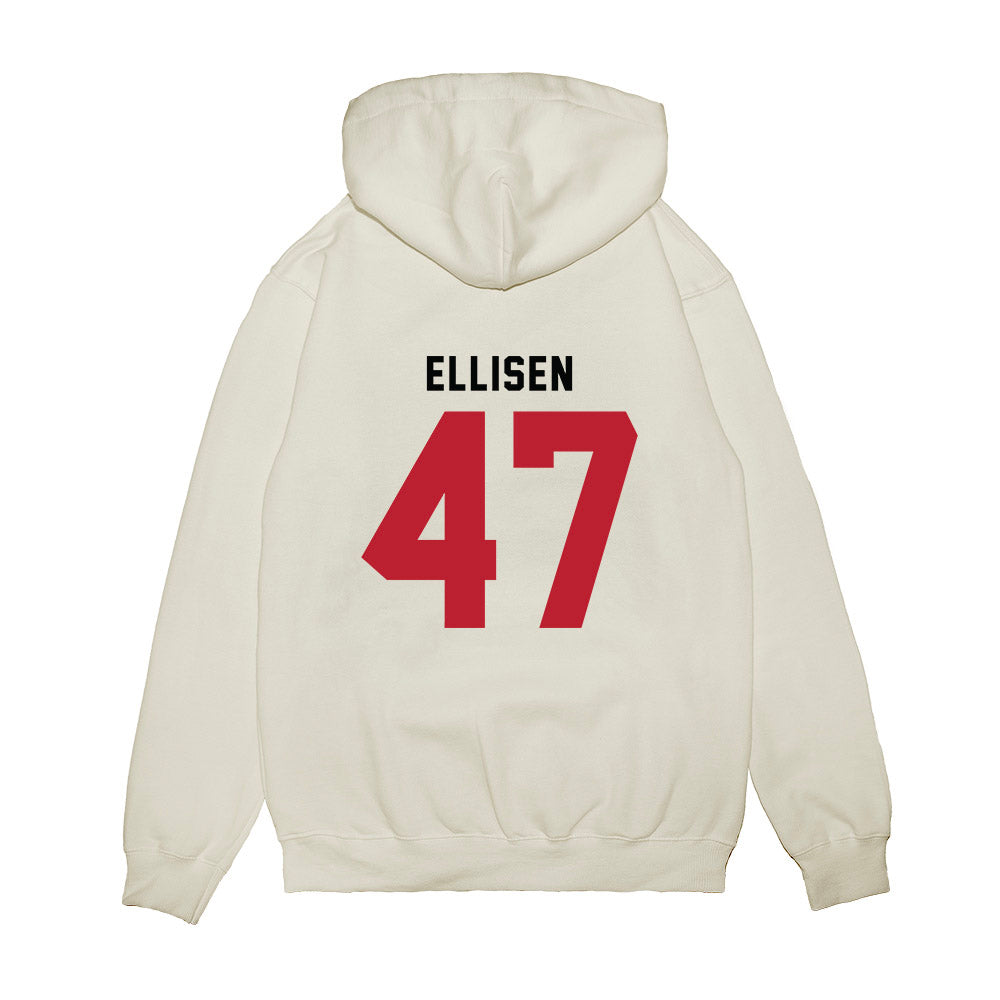 Georgia - NCAA Baseball : Thomas Ellisen - OmaDawgs Premium Hooded Sweatshirt-1