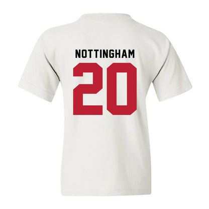 Georgia - NCAA Baseball : Joe Nottingham - OmaDawgs Youth T-Shirt-1