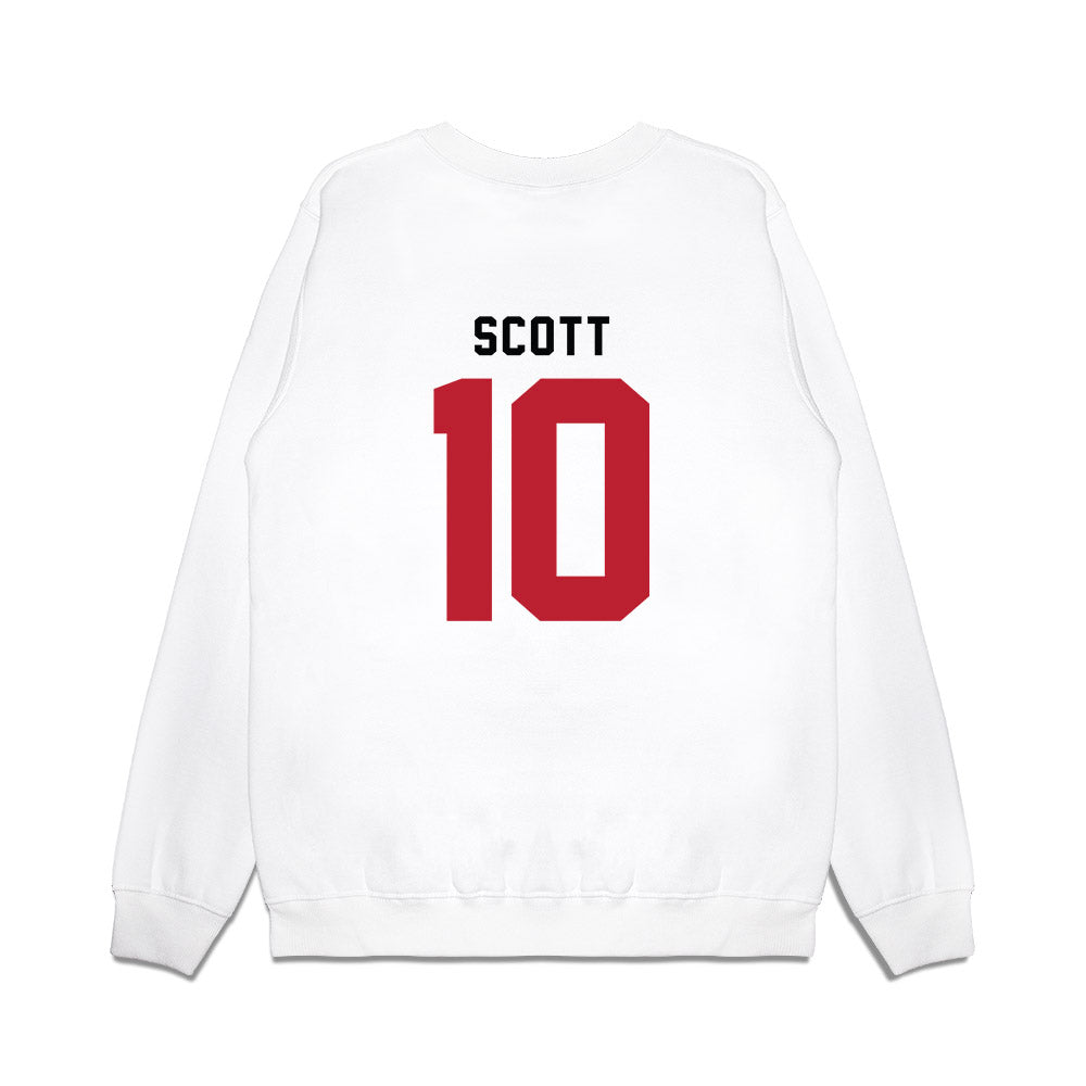 Georgia - NCAA Baseball : Matt Scott - OmaDawgs Premium Crewneck Sweatshirt-1