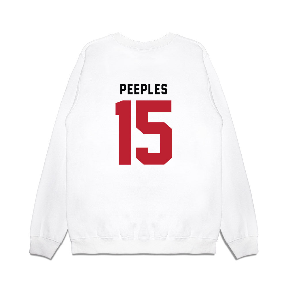 Georgia - NCAA Baseball : Ty Peeples - OmaDawgs Premium Crewneck Sweatshirt-1