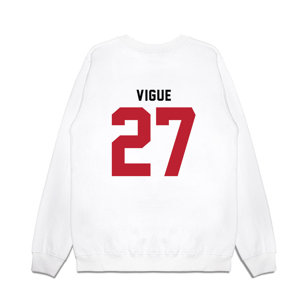 Georgia - NCAA Baseball : Dylan Vigue - OmaDawgs Premium Crewneck Sweatshirt-1