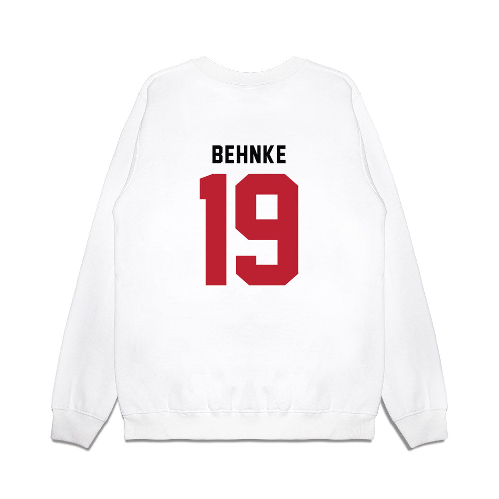 Georgia - NCAA Baseball : Andrew Behnke - OmaDawgs Premium Crewneck Sweatshirt-1