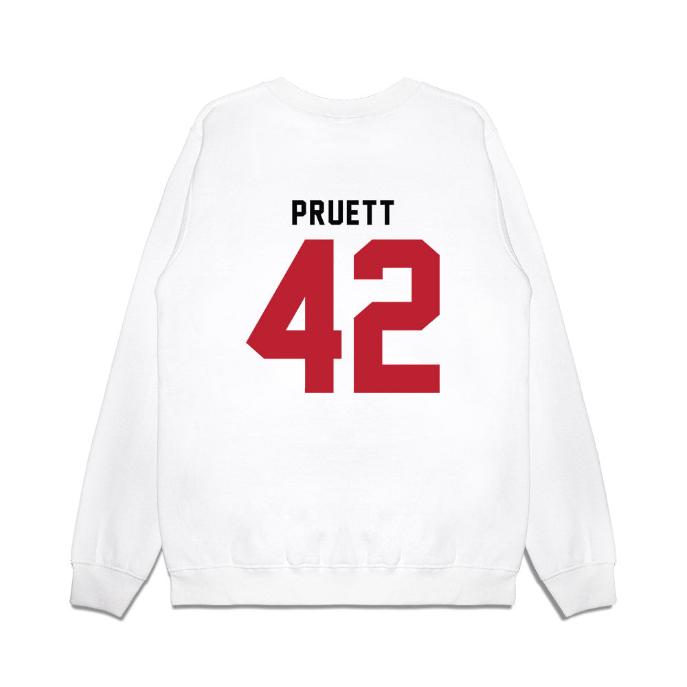 Georgia - NCAA Baseball : Brad Pruett - OmaDawgs Premium Crewneck Sweatshirt-1