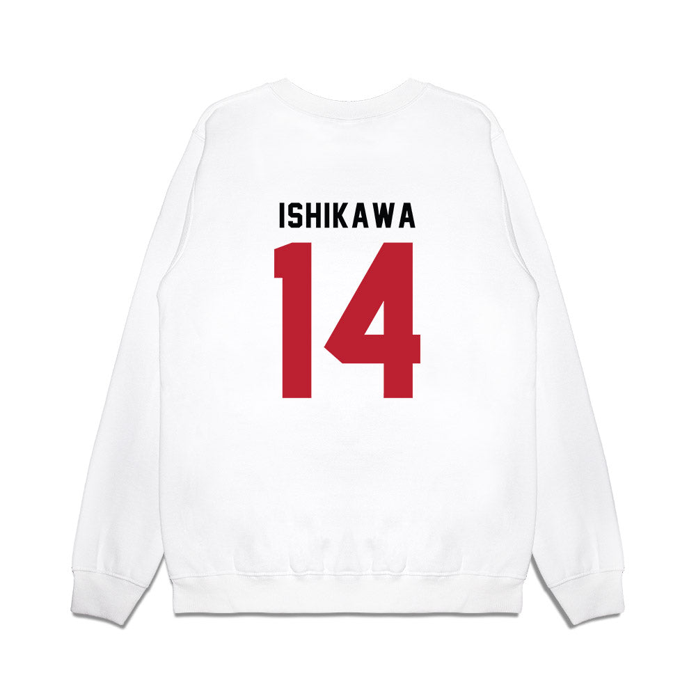 Georgia - NCAA Baseball : Kenny Ishikawa - OmaDawgs Premium Crewneck Sweatshirt-1