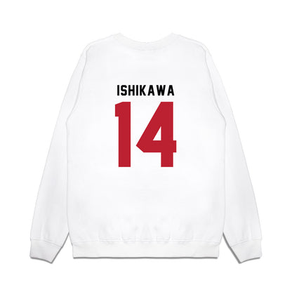 Georgia - NCAA Baseball : Kenny Ishikawa - OmaDawgs Premium Crewneck Sweatshirt-1