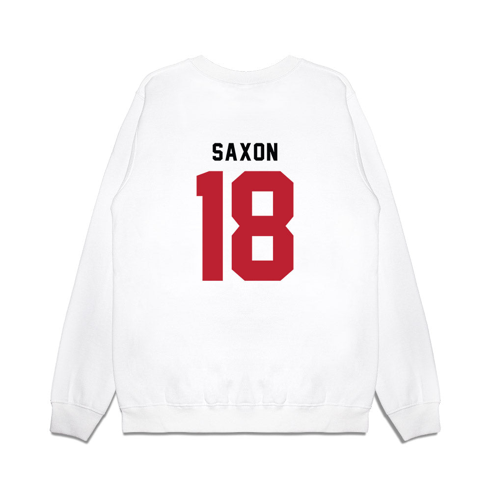 Georgia - NCAA Baseball : TL Saxon - OmaDawgs Premium Crewneck Sweatshirt-1