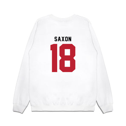 Georgia - NCAA Baseball : TL Saxon - OmaDawgs Premium Crewneck Sweatshirt-1