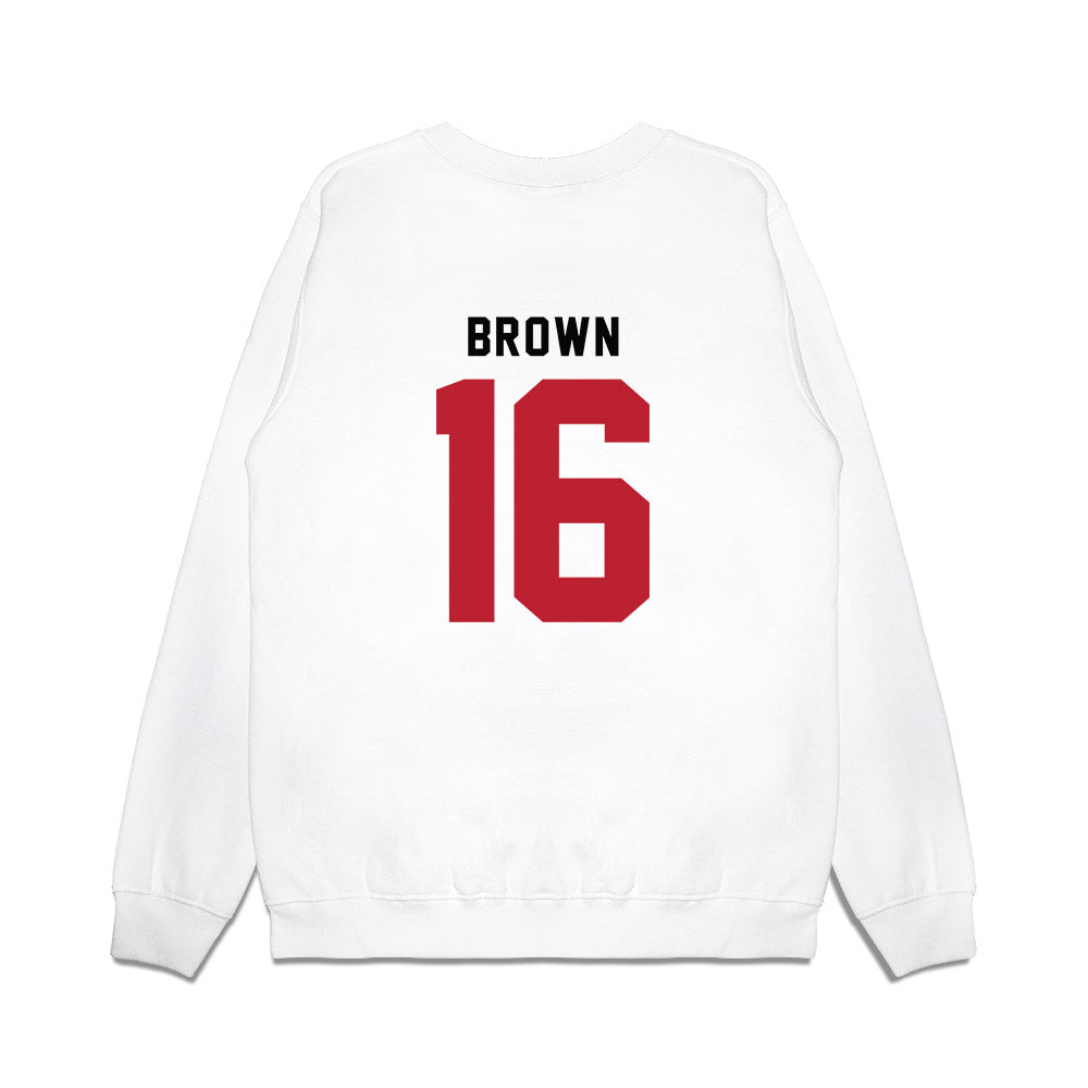 Georgia - NCAA Baseball : Zachary Brown - OmaDawgs Premium Crewneck Sweatshirt-1
