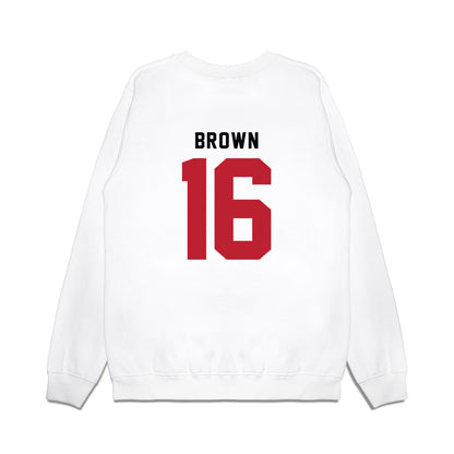 Georgia - NCAA Baseball : Zachary Brown - OmaDawgs Premium Crewneck Sweatshirt-1