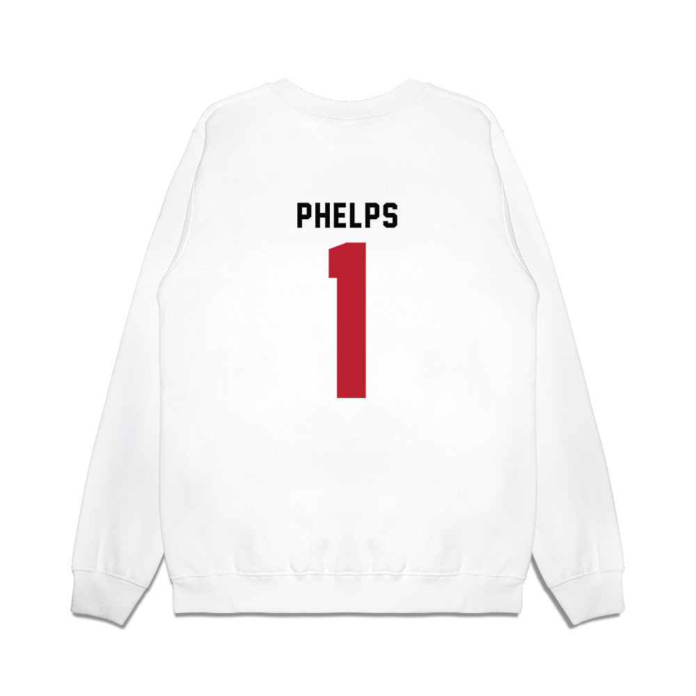 Georgia - NCAA Baseball : Tre Phelps - OmaDawgs Premium Crewneck Sweatshirt-1