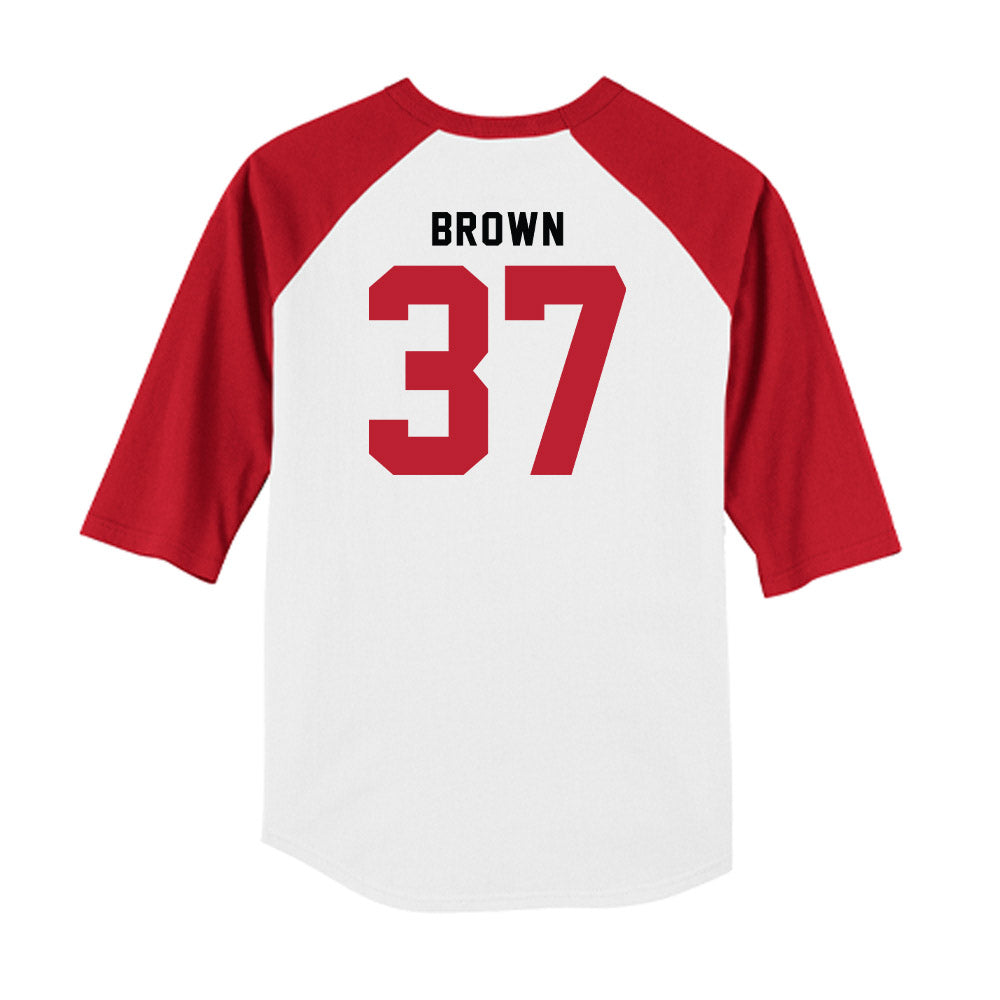 Georgia - NCAA Baseball : Zachary Brown - OmaDawgs Raglan Shirt-1