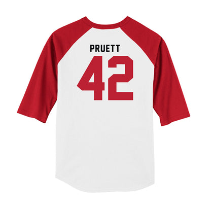 Georgia - NCAA Baseball : Brad Pruett - OmaDawgs Raglan Shirt-1
