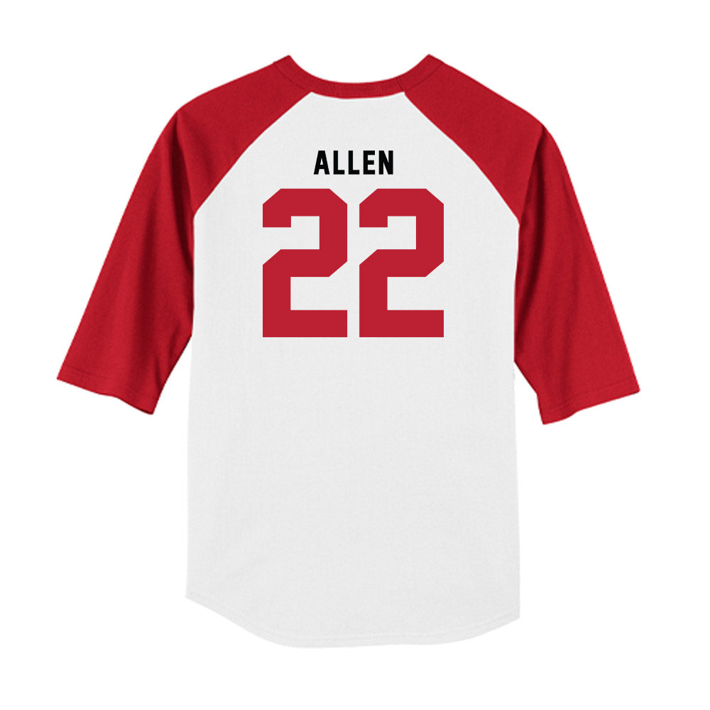 Georgia - NCAA Baseball : Henry Allen - OmaDawgs Raglan Shirt-1
