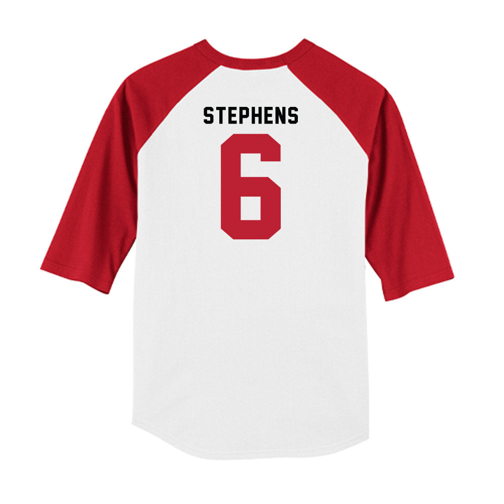 Georgia - NCAA Baseball : Jordan Stephens - OmaDawgs Raglan Shirt-1