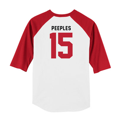 Georgia - NCAA Baseball : Ty Peeples - OmaDawgs Raglan Shirt-1