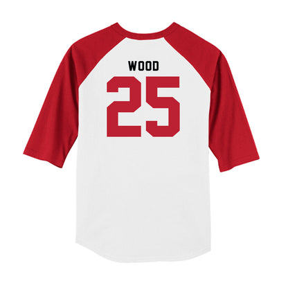 Georgia - NCAA Baseball : Dylan Wood - OmaDawgs Raglan Shirt-1