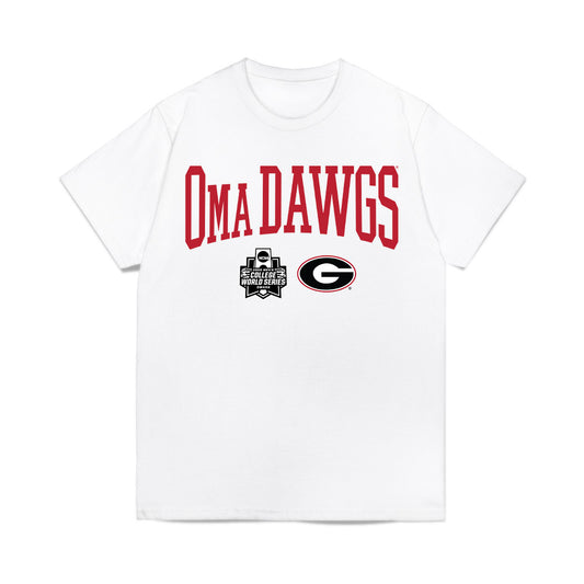 Georgia - NCAA Baseball : Lucas Morici - OmaDawgs Comfort Colors T-Shirt-0