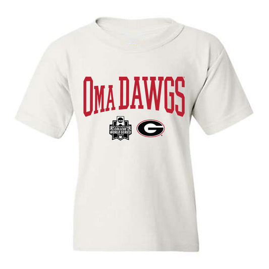 Georgia - NCAA Baseball : Caden Aoki - OmaDawgs Youth T-Shirt-0