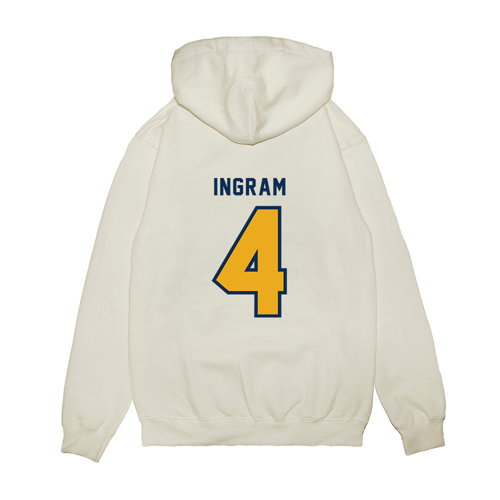 West Virginia - NCAA Baseball : Jackson Ingram - Omaneers Premium Hooded Sweatshirt-1